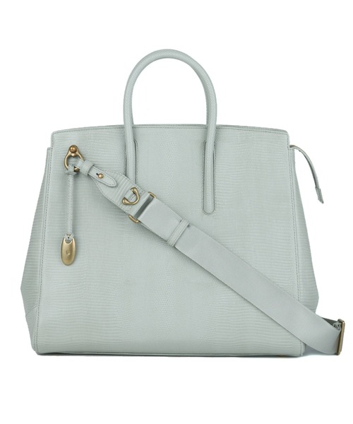 TOFF&LOADSTONE(トフアンドロードストーン)の「ジョリー リザード(L)with テープショルダーストラップ(ビジネスバッグ・レディース・グレー系その他2/ブルー系・FREE)」の2枚目の写真