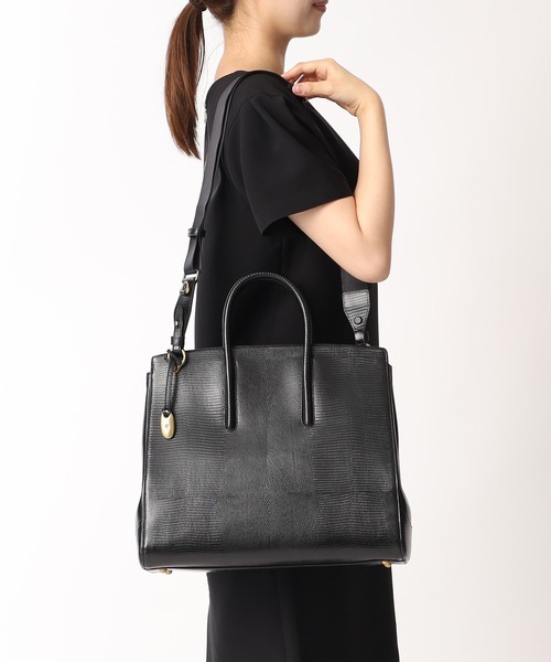 TOFF&LOADSTONE(トフアンドロードストーン)の「ジョリー リザード(L)with テープショルダーストラップ(ビジネスバッグ・レディース・グレー系その他2/ブルー系・FREE)」の6枚目の写真