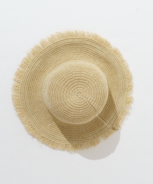 flower（フラワー）の「サニーフリンジハット（ハット・レディース・アイボリー・FREE）」の6枚目の写真