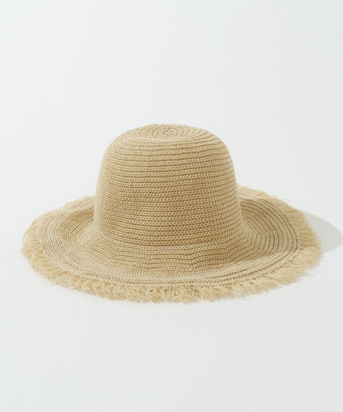 flower（フラワー）の「サニーフリンジハット（ハット・レディース・アイボリー・FREE）」の2枚目の写真