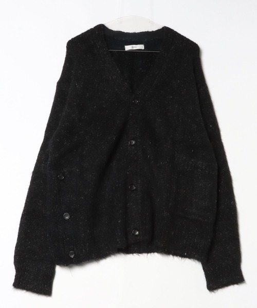 G.V.G.V.（ジーヴィージーヴィー）の「ALPACA BLEND SHAGGY KNIT CARDIGAN（カーディガン/ボレロ・レディース・ピンク/ブラック・ONE SIZE）」の17枚目の写真