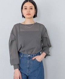 チュールパフプルオーバー長袖