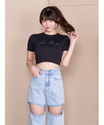 ロープグラフィックショートTシャツ