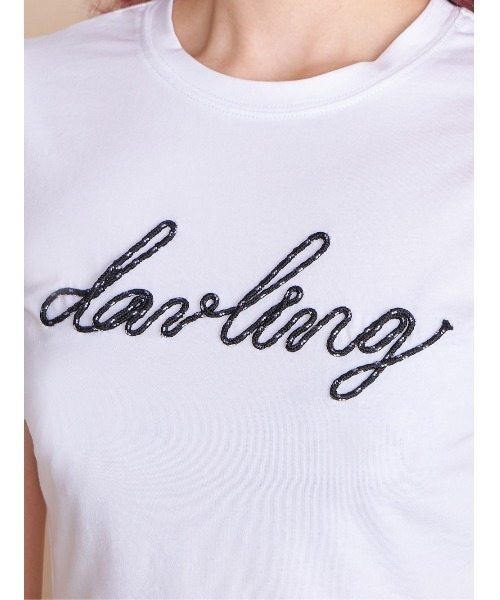 Darich（ダーリッチ）の「ロープグラフィックショートTシャツ（Tシャツ/カットソー・レディース・ホワイト/サックスブルー/ブラック・FREE）」の18枚目の写真