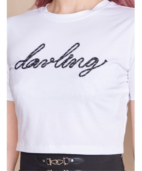 Darich（ダーリッチ）の「ロープグラフィックショートTシャツ（Tシャツ/カットソー・レディース・ホワイト/サックスブルー/ブラック・FREE）」の13枚目の写真