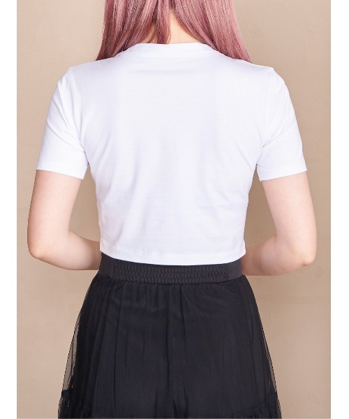 Darich（ダーリッチ）の「ロープグラフィックショートTシャツ（Tシャツ/カットソー・レディース・ホワイト/サックスブルー/ブラック・FREE）」の16枚目の写真