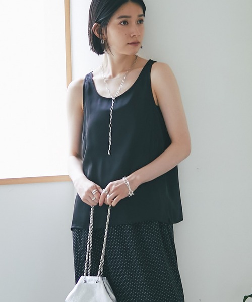 DRESS by RIVE DROITE/サテンタンク