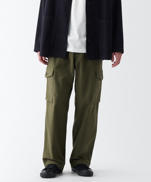 無印良品（ムジルシリョウヒン）の「イージーカーゴパンツ（カーゴパンツ・メンズ・ライトベージュ/カーキ系5/ブラック・S/XXL/XS/L/XL/M）」の3枚目の写真
