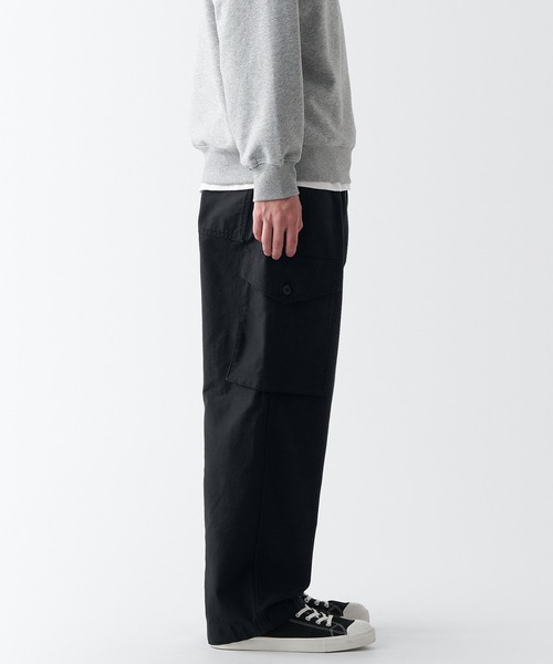 無印良品（ムジルシリョウヒン）の「イージーカーゴパンツ（カーゴパンツ・メンズ・ライトベージュ/カーキ系5/ブラック・S/XXL/XS/L/XL/M）」の5枚目の写真