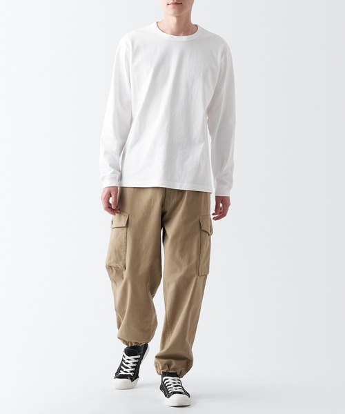 無印良品（ムジルシリョウヒン）の「イージーカーゴパンツ（カーゴパンツ・メンズ・ライトベージュ/カーキ系5/ブラック・S/XXL/XS/L/XL/M）」の14枚目の写真