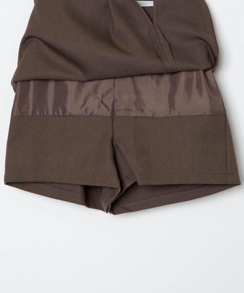 WEGO（ウィゴー）の「WEGO/スリットレイヤードスカパン（スカート・レディース・ライトブラウン/ブラック・FREE）」の22枚目の写真