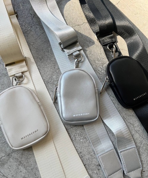 サイズ調節可能】ポーチ付きモバイルストラップ 972390（スマホグッズ