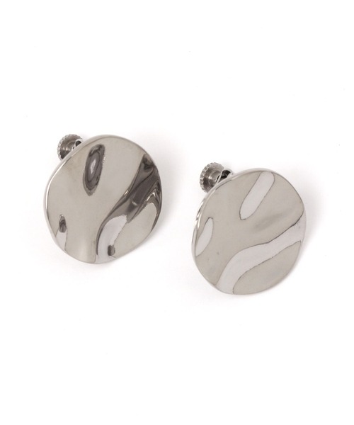 LEPSIM(レプシィム)の「ステンレスプレートイヤリング 973528(イヤリング・レディース・シルバー/ゴールド・ONE SIZE)」の1枚目の写真