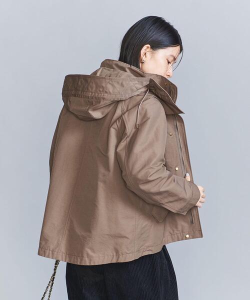 ビューティーアンドユース　グログランフードライナーマウンテンパーカー　モカ　M BEAUTY&YOUTH UNITED ARROWS（ビューティーアンドユース