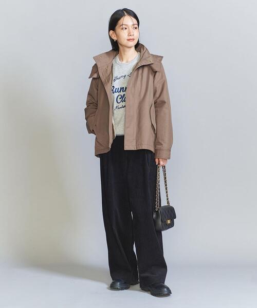 ビューティーアンドユース　グログランフードライナーマウンテンパーカー　モカ　M BEAUTY&YOUTH UNITED ARROWS（ビューティーアンドユース