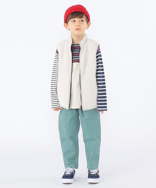 SHIPS（シップス）の「SHIPS KIDS:ネップ ビーニー（ニットキャップ/ビーニー・キッズ・レッド系その他/アイボリー・ONE SIZE）」の17枚目の写真