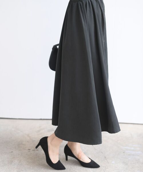 rps（アールピーエス）の「ベルト付きボータイワンピース（ワンピース・レディース・グレイッシュベージュ/ピンクベージュ/ブラック・フリー）」の11枚目の写真