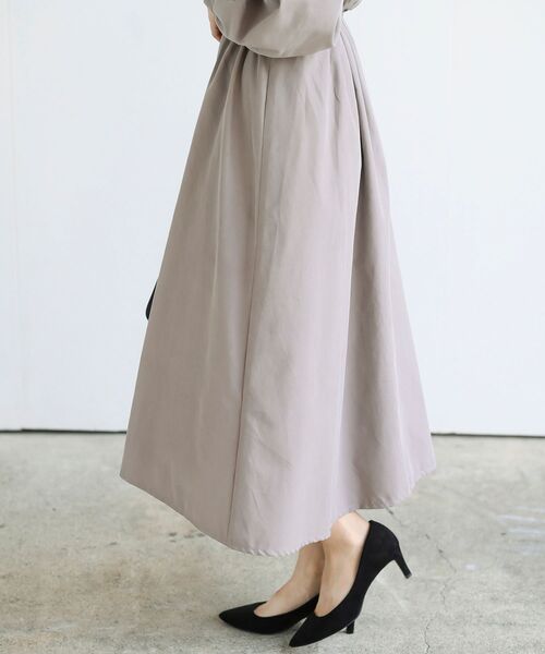 rps（アールピーエス）の「ベルト付きボータイワンピース（ワンピース・レディース・グレイッシュベージュ/ピンクベージュ/ブラック・フリー）」の19枚目の写真