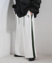 NILWAY | 花刺繍サイドライン袴スウェットパンツ(スウェットパンツ)