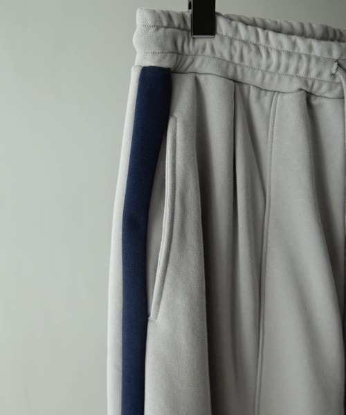 NILWAY（ニルウェイ）の「花刺繍サイドライン袴スウェットパンツ（スウェットパンツ・メンズ・アイボリー/チャコール/ライトグレー・SMALL/LARGE/MEDIUM）」の21枚目の写真