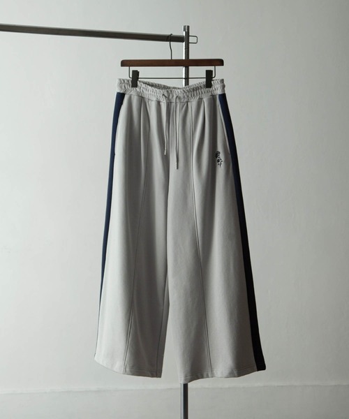 NILWAY（ニルウェイ）の「花刺繍サイドライン袴スウェットパンツ（スウェットパンツ・メンズ・アイボリー/チャコール/ライトグレー・SMALL/LARGE/MEDIUM）」の13枚目の写真