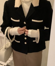 N.s | コントラスト配色ボタンジャケット(その他アウター)