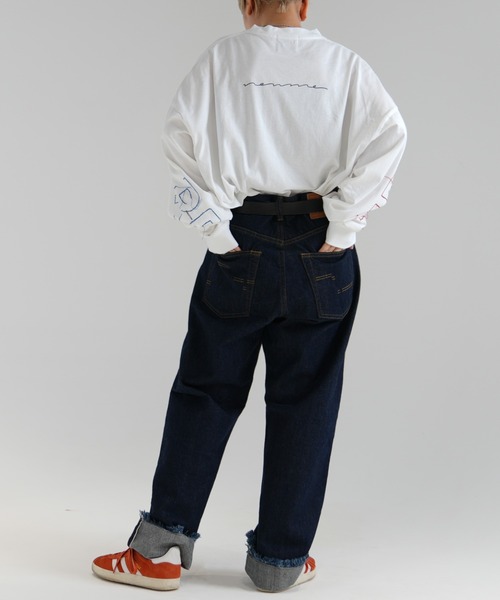 .ENDRECHERI.（エンドリケリー）の「SPIN THE__ LONG TEE（Tシャツ/カットソー・メンズ・パープル/ホワイト・FREE）」の11枚目の写真