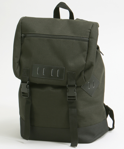 WEGO（ウィゴー）の「WEGO/ダブルバックルバックパック（バックパック/リュック・メンズ・ホワイト/ブラック/グレー/ダークグリーン/ネイビー・FREE）」の11枚目の写真