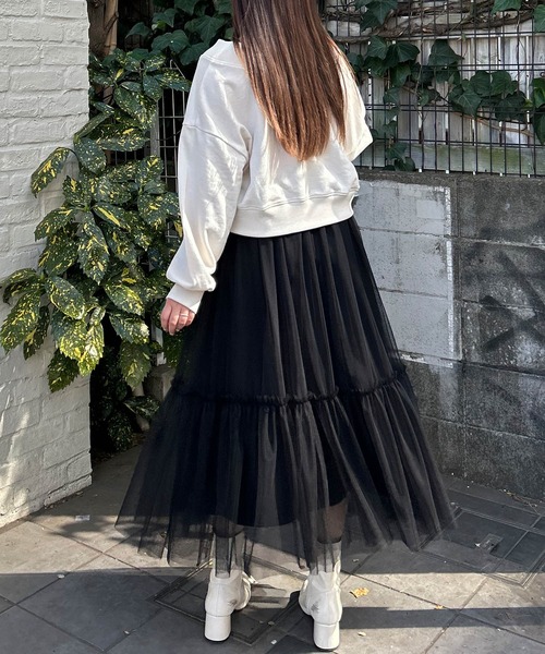 セール】チュールティアード／スカート（スカート）｜INGNI（イング