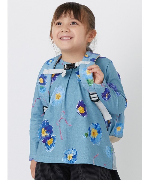 HAKKA KIDS（ハッカキッズ）の「アンティークプリムラプリントリュック（バックパック/リュック・キッズ・ピンク/ブルー・M/S）」の10枚目の写真