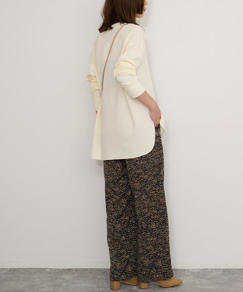 JOURNAL STANDARD relume（ジャーナルスタンダード　レリューム）の「《追加5》TCワッフルオーバーサイズロングスリーブTシャツ（Tシャツ/カットソー・レディース・ホワイト系その他/モスグリーン/オートミール/チャコールグレー/ダークブルー/ブラウン・FREE）」の21枚目の写真