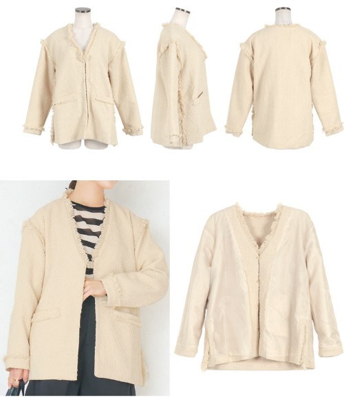 田中亜希子さんコラボ ] 低身長サイズあり 選べる2タイプツイード