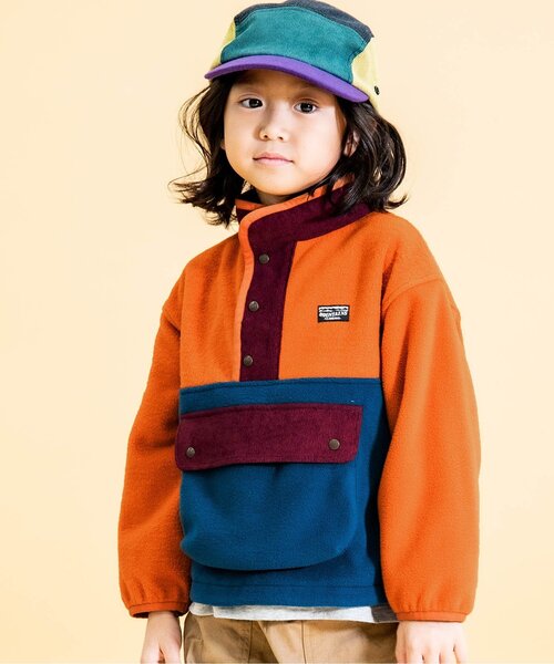 F.O.KIDS（エフオーキッズ）の「フリースプルオーバー（スウェット・キッズ・アイボリー/グリーン/オレンジ・120/90/100/140/130/95/110/80）」の3枚目の写真