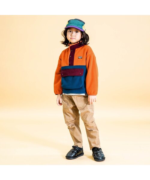 F.O.KIDS（エフオーキッズ）の「フリースプルオーバー（スウェット・キッズ・アイボリー/グリーン/オレンジ・120/90/100/140/130/95/110/80）」の6枚目の写真