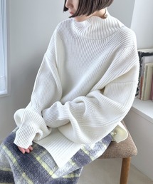 LEPSIM | 7ゲージハイネック畔チュニック 971327(Tシャツ/カットソー)