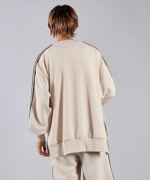 Adoon plain(アドーンプレーン)の「サイドジップトラックスウェット(ジャージ・メンズ・ブラック/アイボリー・MEDIUM/LARGE)」の17枚目の写真