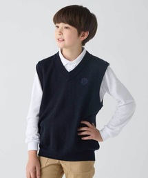BEAMS SCHOOL(ビームススクール)の【BEAMS SCHOOL:ビームス スクール】BEAMS SCHOOL キッズ Vネックニットベスト(ニット/セーター)