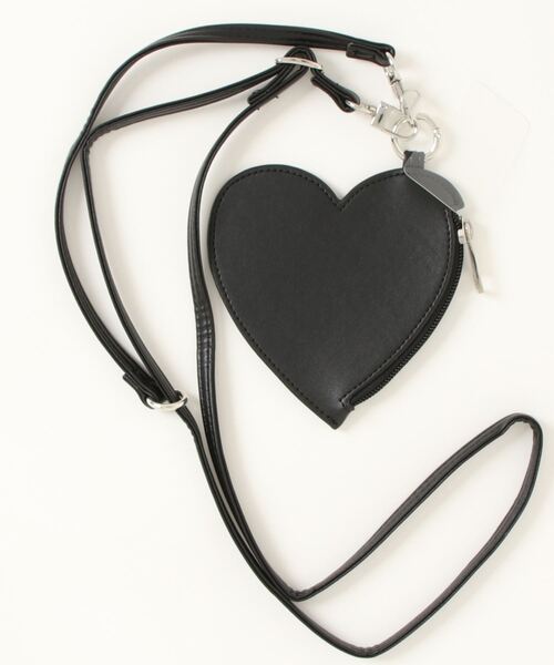 DISCOAT（ディスコート）の「ハートポーチ付きスマホストラップ（スマホグッズ・レディース・シルバー/ブラック/ピンク・FREE）」の16枚目の写真