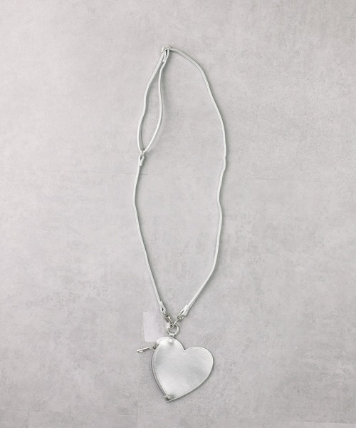 DISCOAT（ディスコート）の「ハートポーチ付きスマホストラップ（スマホグッズ・レディース・シルバー/ブラック/ピンク・FREE）」の20枚目の写真