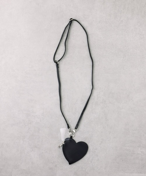 DISCOAT（ディスコート）の「ハートポーチ付きスマホストラップ（スマホグッズ・レディース・シルバー/ブラック/ピンク・FREE）」の19枚目の写真