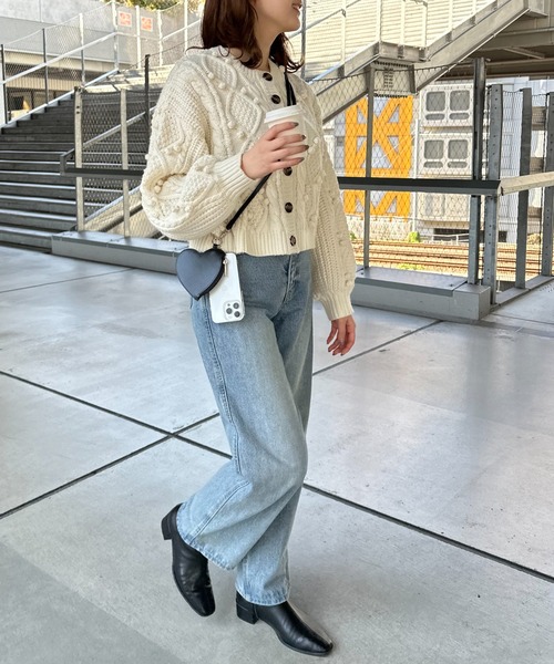 DISCOAT（ディスコート）の「ハートポーチ付きスマホストラップ（スマホグッズ・レディース・シルバー/ブラック/ピンク・FREE）」の21枚目の写真