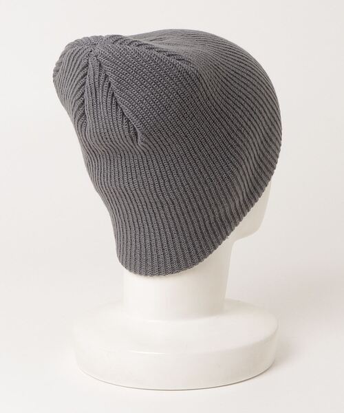 AS KNOW AS plus(アズノゥアズプラス)の「シンプルニットワッチ(ニットキャップ/ビーニー・レディース・ブラック/パープル/オレンジ/グレー/ブルー・FREE)」の17枚目の写真