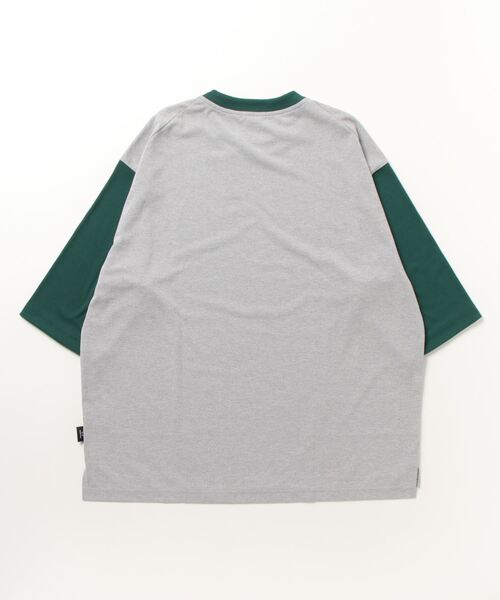 WOOLRICH（ウールリッチ）の「WOOLRICH / ウールリッチ：COOL DRY BASEBALL TEE：WJTE0055[MUS]（Tシャツ/カットソー・メンズ・グレー系その他・XL）」の2枚目の写真