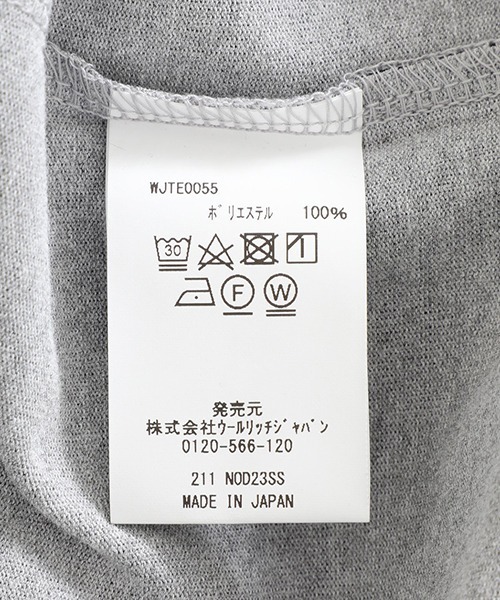 WOOLRICH（ウールリッチ）の「WOOLRICH / ウールリッチ：COOL DRY BASEBALL TEE：WJTE0055[MUS]（Tシャツ/カットソー・メンズ・グレー系その他・XL）」の5枚目の写真