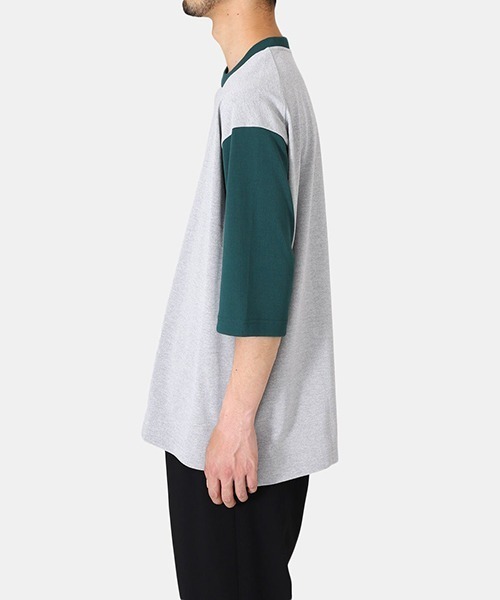 WOOLRICH（ウールリッチ）の「WOOLRICH / ウールリッチ：COOL DRY BASEBALL TEE：WJTE0055[MUS]（Tシャツ/カットソー・メンズ・グレー系その他・XL）」の7枚目の写真