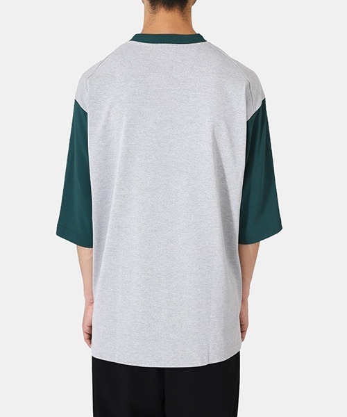 WOOLRICH（ウールリッチ）の「WOOLRICH / ウールリッチ：COOL DRY BASEBALL TEE：WJTE0055[MUS]（Tシャツ/カットソー・メンズ・グレー系その他・XL）」の8枚目の写真