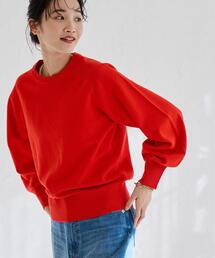 coen | アンチピリングボリュームスリーブニット（WEB限定カラー）(ニット/セーター)