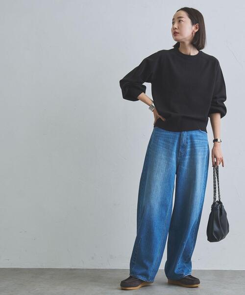 coen（コーエン）の「アンチピリングボリュームスリーブニット（WEB限定カラー）（ニット/セーター・レディース・オフホワイト/ブラック/ベージュ/コバルトブルー/オレンジ・M/L）」の19枚目の写真