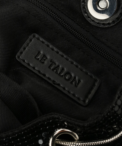 LE TALON Le cercle bag ブラック　　ルタロン LE TALON メタルプチBAG（ハンドバッグ）｜LE TALON（ルタロン