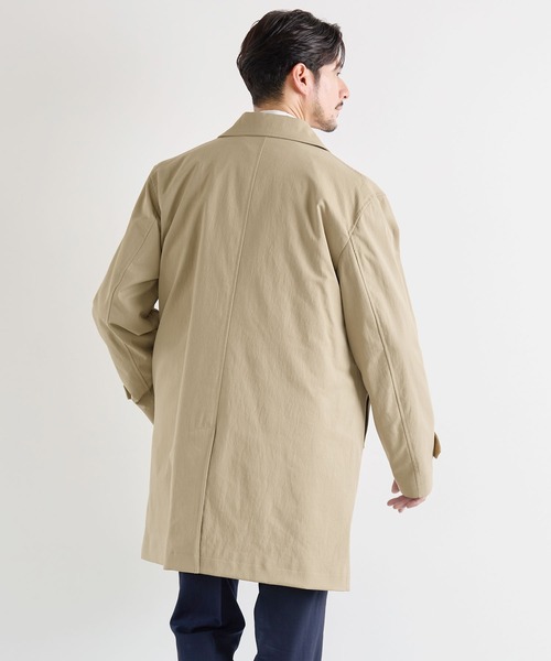 HALEINE] ビジネスコート メンズ ダウンライナー付き（ステンカラー